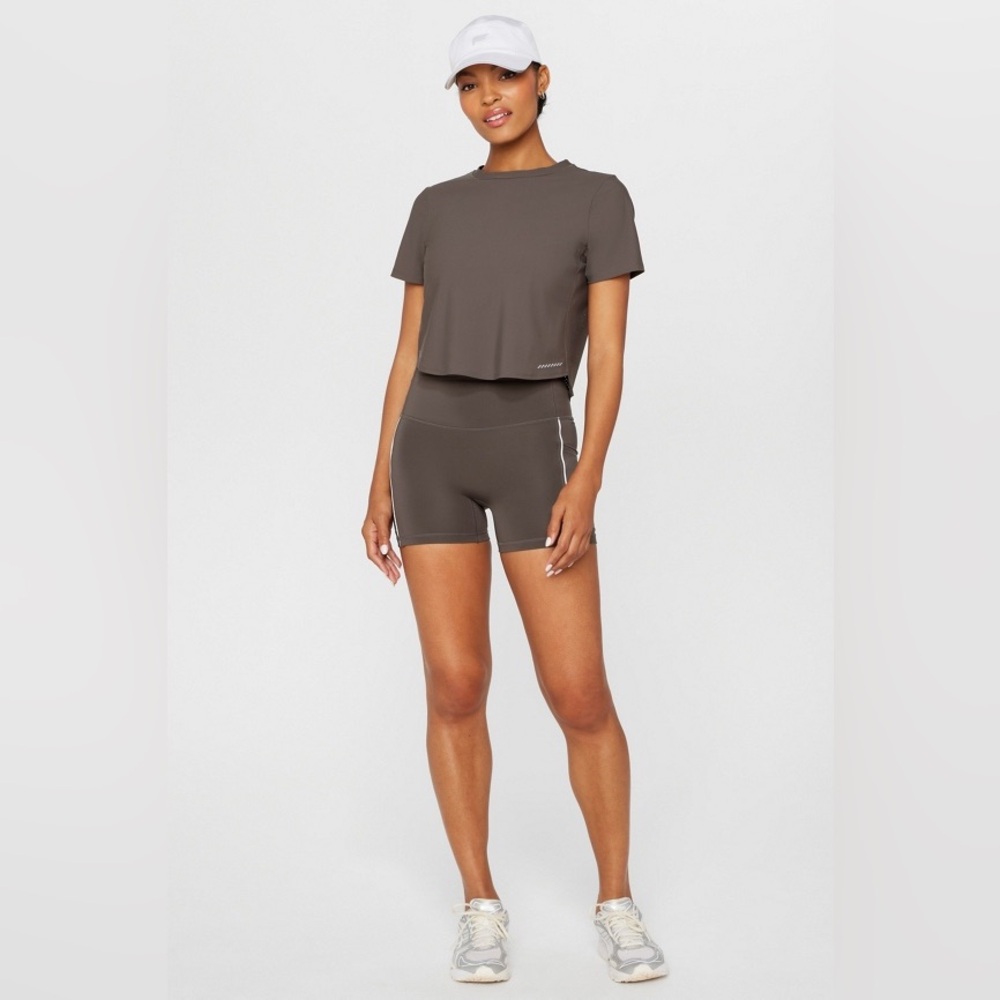 Fabletics Charcoal Two-Piece Activewear Set